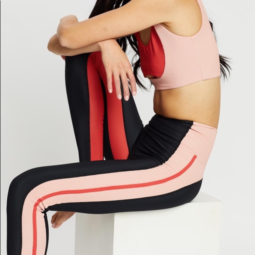 Beach Riot Color Block Rib Legging NWT